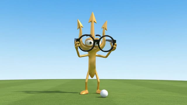 Three-pronged trident