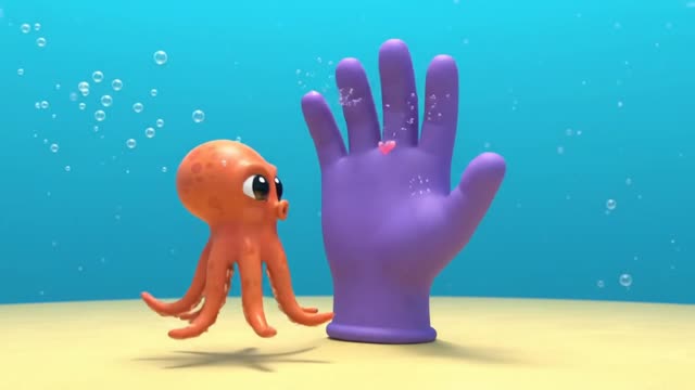 Five-fingered glove